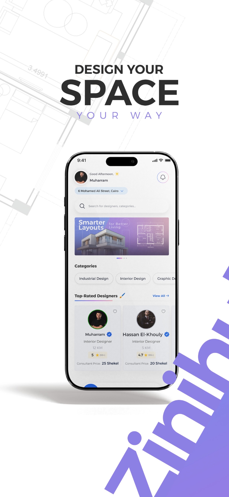 Zini Hub home